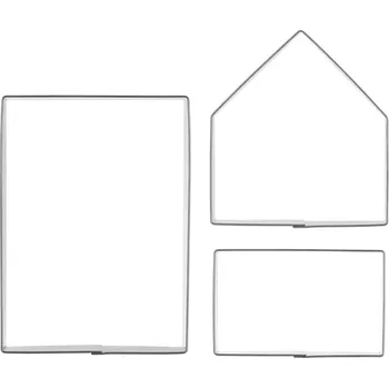 Vykrajovátko Vykrajovačka chaloupka sada 3 ks