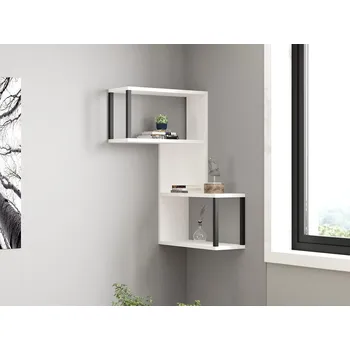 police Nástěnná police Lecco - White