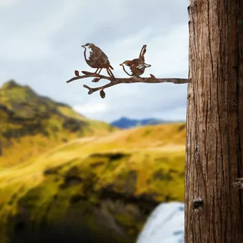 Zahradní dekorace Zahradní dekorace Bird On The Branch 03 - Brown