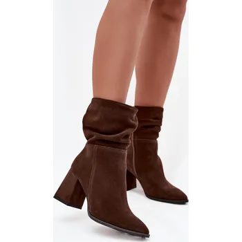 Dámská zimní obuv Boty na podpatku model 220192 Step in style 39