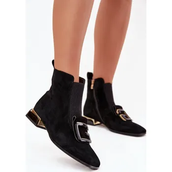 Dámská zimní obuv Boty na podpatku model 220202 Step in style 38