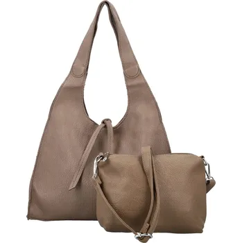 Kabelka Trendy dámský koženkový set kabelek Winona, taupe