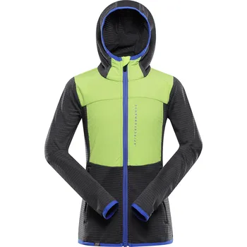 Chlapecká mikina Dětská funkční mikina ALPINE PRO Zollo zelená Velikost: 128-134