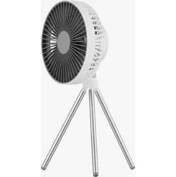 Domácí ventilátor Přenosný ventilátor s USB-C - Bílý