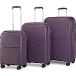 KONO travel set kufrů polypropylén - 40L, 68L, 97L - fialový K2393L-PE-20/24/28
