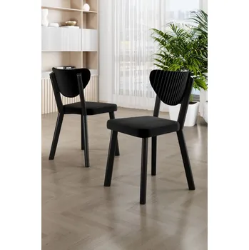 Jídelní stůl Sada židlí (6 kusů) Arfe - Black