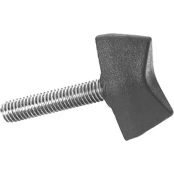 Vrut Šroub křídlový černý - typ A M6x20mm