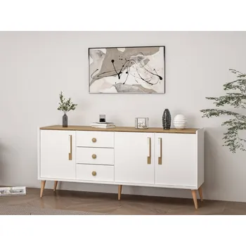 Komoda Konzolový stolek Mitra - White