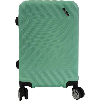 Bavy Cestovní kufr skořepinový 20" Waves Light green