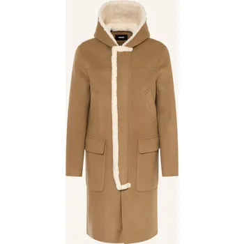 Pánský kabát Mackage Pánský Vlněný Kabát Abraham, velbloudí / krémová, 54