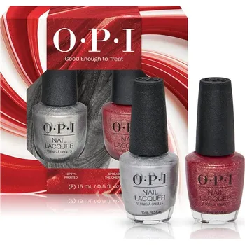 Kosmetická sada OPI Good Enough to Treat OPI Good Enough to Treat Nail Lacquer lak na nehty 15 ml + OPI Good Enough to Treat Nail Lacquer lak na nehty 15 ml kosmetická sada