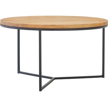 Konferenční stolek Masivní konferenční stolek Giljan 80 x 44 x 80 masiv dub, kov