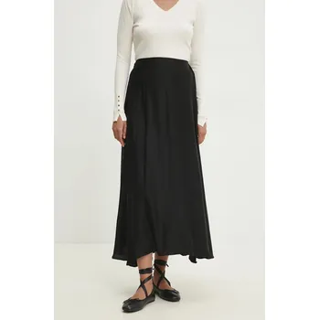 Dámská sukně Sukně Answear.LAB černá barva, maxi, áčková 2997.ims 99X, vel. S/M