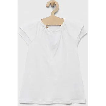 Dámské šaty Kojenecké šaty United Colors of Benetton bílá barva, mini, áčková 3LHAAV006.W.SEASONAL 00X, vel. 62