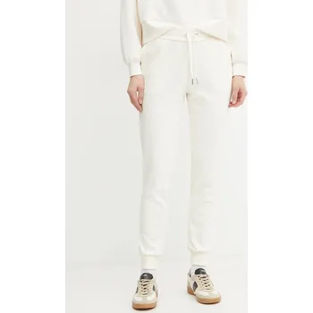 Tepláky Armani Exchange dámské, béžová barva, vzorované, 8NYPLG YJE5Z 8NYPLG.YJE5Z.NOS 01A, vel. S