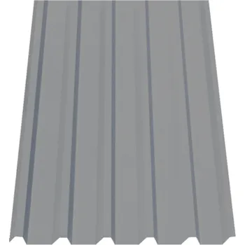 Střešní krytina SATJAM Plech trapézový SAT35 střešní PE25 tl. 0,5 mm RAL 9002 šedobílý