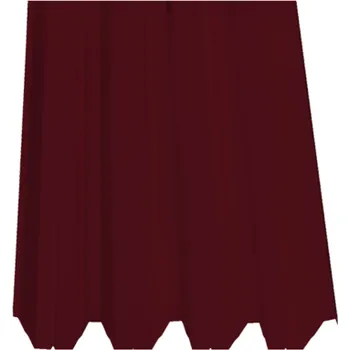 plechová krytina SATJAM Plech trapézový SAT50 střešní PE25 tl. 0,5 mm RAL 3011 červenohnědý