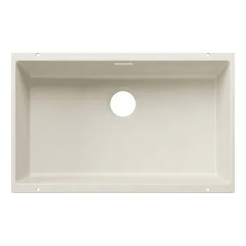 Granitový dřez Blanco SUBLINE 700 U InFino Silgranit bílá soft bez odtokové armatury - 527804