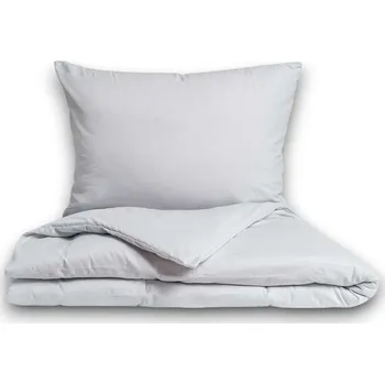 Povlečení Kvalitex Flanelové povlečení 140x220, 70x90cm světle šedé