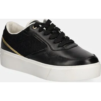 Dámské tenisky Sneakers boty Tommy Hilfiger PLATFORM MONOGRAM SNEAKER FW0FW08121 černá 99X, EUR 41