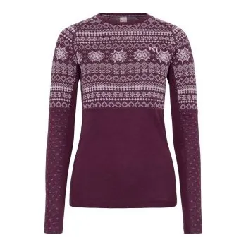 Kari Traa Vilma LS dámské triko s dlouhým rukávem, Wine