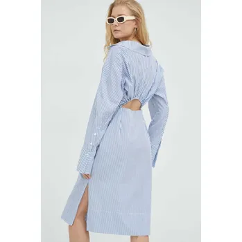 Dámské šaty Bavlněné šaty Herskind 4706938 modrá 55A, vel. 32