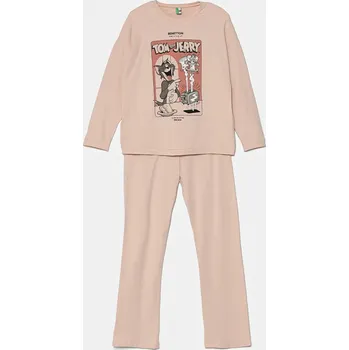 Chlapecké pyžamo Dětské pyžamo United Colors of Benetton 3DKE0P07C.G.Seasonal růžová 03X, vel. 104