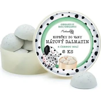 Medarek Kopečky do vany Mátový dalmatin s černou solí 15 ks