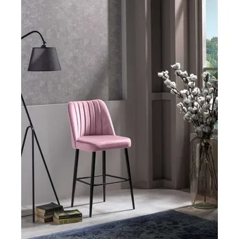 Barová židle Bar Stool Set (2 Pieces) Vento - Lilac