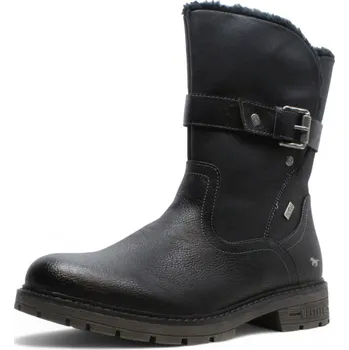 Dámská zimní obuv DÁMSKÉ KOTNÍKOVÉ BOTY MUSTANG 15M0022001 ČERNÁ Barva: Černá, Velikost: 40