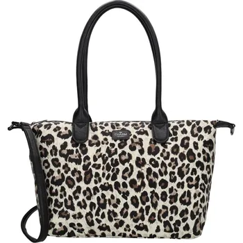 Kabelka BUCKINGHAM shopper 42x25x15 cm, leopard beige, kabelka Charm London