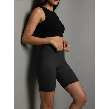 Dámské kraťasy Sinsay - Cyklistické kraťasy - černá - 106AC-99X - 106AC-99X-XXL-9