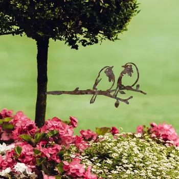 Zahradní dekorace Zahradní dekorace Bird On The Branch 06 - Brown