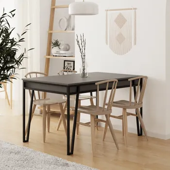 Jídelní stůl Extendable Dining Table Pal - Anthracite