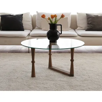 Konferenční stolek Konferenční stolek Yuvarlak Cam Orta Sehpa S301