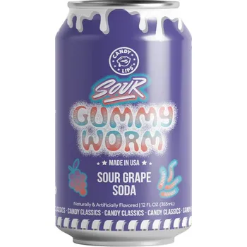 Limonáda Candy Lips Gummy Worm 355ml USA