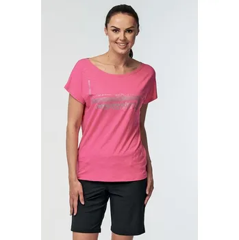 Dámské tričko Kimonové karmínové dámské tričko s potiskem 3 velikost 3XL