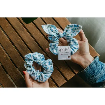 ePiPí Bavlněná gumička Pomněnky Varianta gumičky: S mašlí