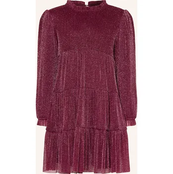 Dámská móda S.Oliver Red Dívčí Šaty S Třpytivou Přízí, tmavě červená, 116