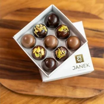 Čokoláda Janek Jankova dárková krabička - 9 ks pralinek 100 g
