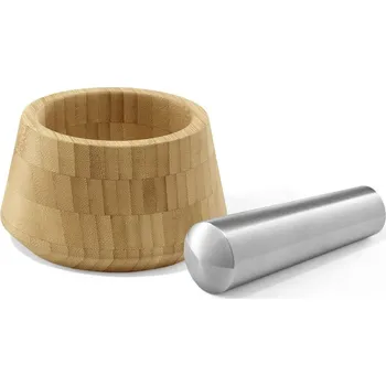 Hmoždíř Hmoždíř s tloukem OPESO 14 cm, bambus / nerezová ocel, Zack