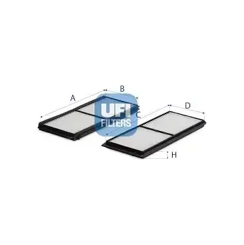 Kabinový filtr UFI Filtr vzduchu v interiéru UFI 53.219.00