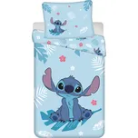 Jerry Fabrics Dětské povlečení LILO AND STITCH blue 140x200 cm, 70x90 cm, Bavlna + Prodloužená možnost vrácení zboží do 50 dnů
