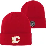 Outerstuff Dětská zimní čepice Calgary Flames NHL Cuffed Knit