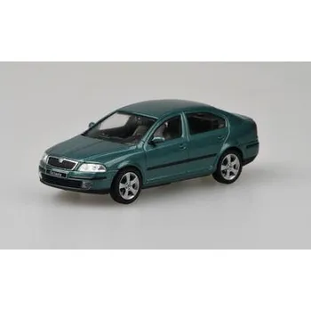 autíčko Škoda Octavia 2004 zelená 1:43 Škoda Octavia II 2004 1:43 - Zelená Island Metalíza - kovový model auta