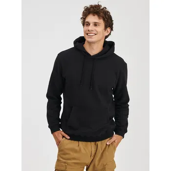 Pánské oblečení GAP Mikina fleece s kapucí - Pánské GAP černá 2146590