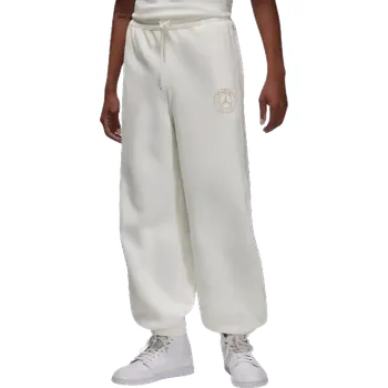 Pánské flísové ležérní tepláky Nike PSG x Jordan 23/24 béžové