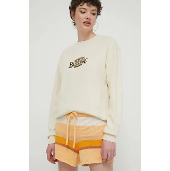 Dámské kraťasy Kraťasy Billabong Sol Time dámské, oranžová barva, vzorované, high waist, ABJNS00272 22X, vel. L