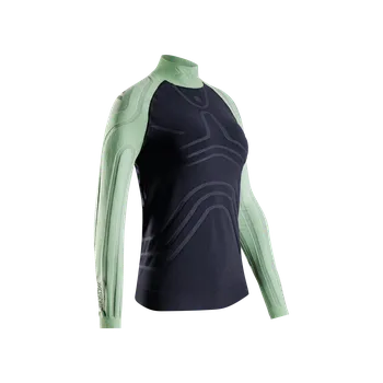X-Bionic WOMEN HEATLOOP SHIRT LS DIGITAL LIME / X BLACK