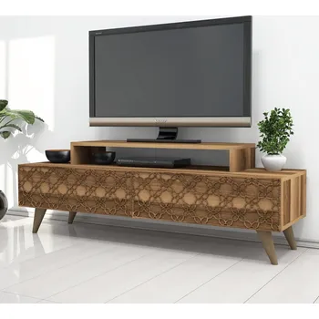 Televizní stolek TV stolek City - Walnut